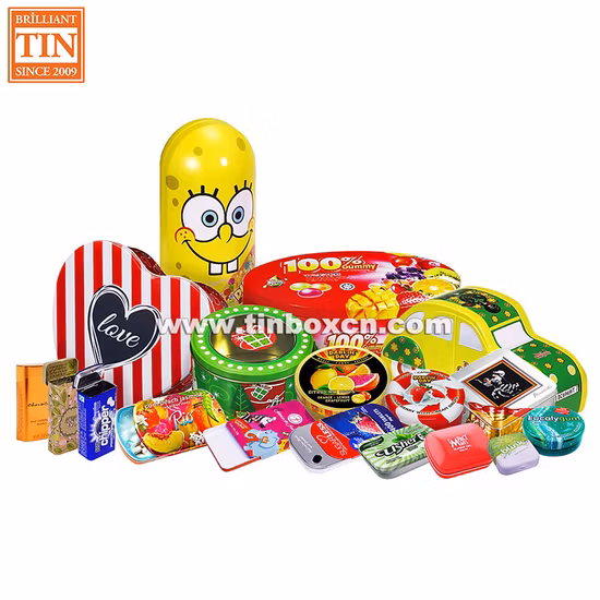 Caixa de lápis de metal infantil vazia para estojo de escrita