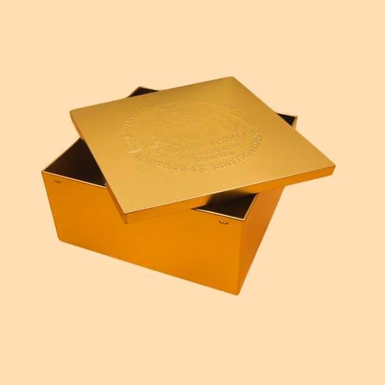 Custom Square Tin Container Tea Boxes