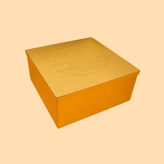 Custom Square Tin Container Tea Boxes