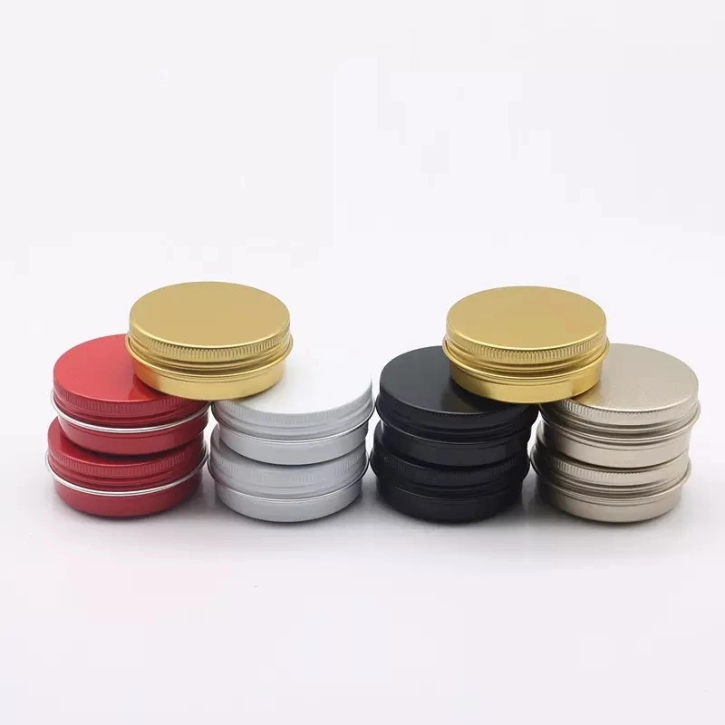 2023 Wholesale Luxury Cosmetic Jars 200g Tin Can Cosmetics Container Aluminum Tin 15g Custom Small Tin Box Low MOQ 20% Price Down