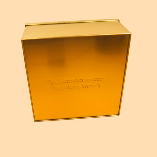 Custom Square Tin Container Tea Boxes