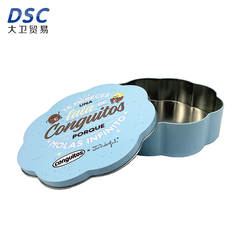 Lata em forma de ameixa Lata de biscoitos Caixa de presente Natal Doces Lata de biscoitos